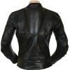 RTX Full Black Supersport Leather Motorbike Biker Jacket